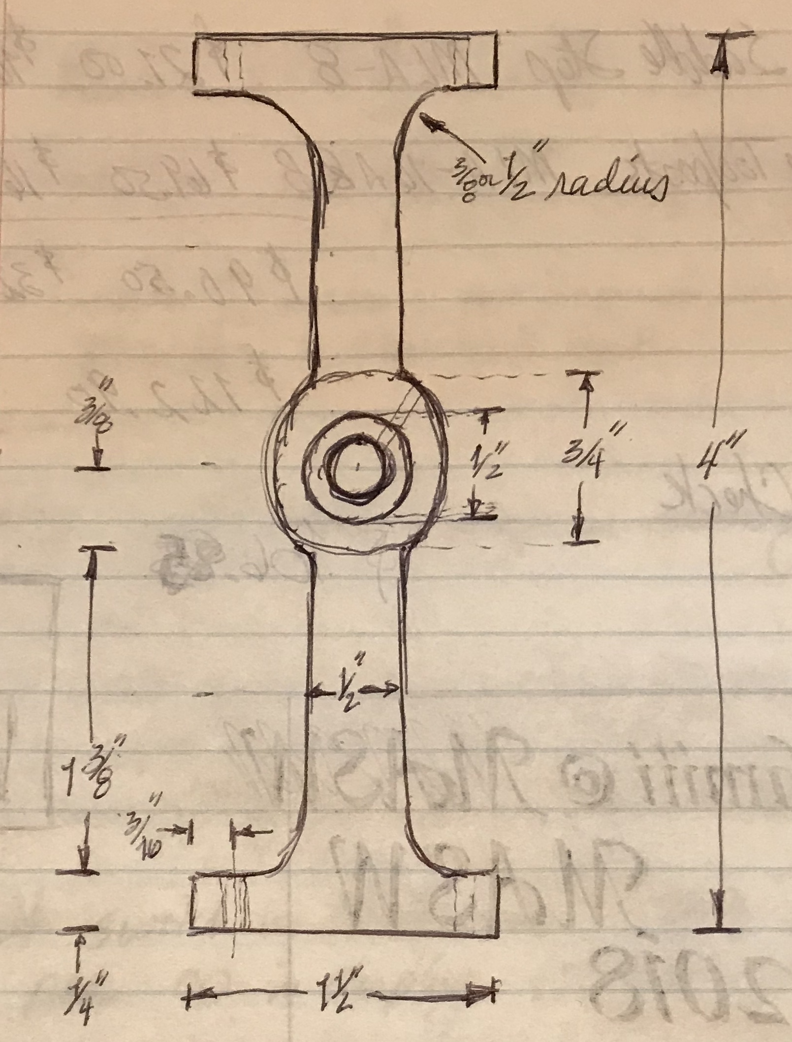 Plan for support bearings